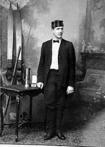 Bohumil Hanč v Hrabové, nedatováno