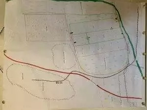 Ing. Slavík nakreslil situační schéma