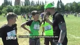 (VIDEO) TV POLAR: 3,5 tisĂce žákĹŻ ZĹ si zasportovalo na akci School games v OstravÄ›-Jihu