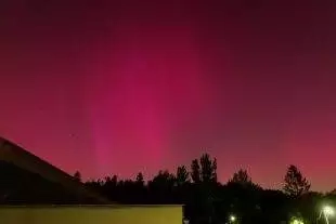 (FOTO) Polárnà záře nad Hrabovou II