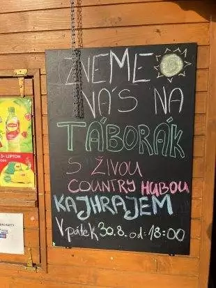 Občerstvení na stezce: Táborák s živou hudbou – 30.8. 2024