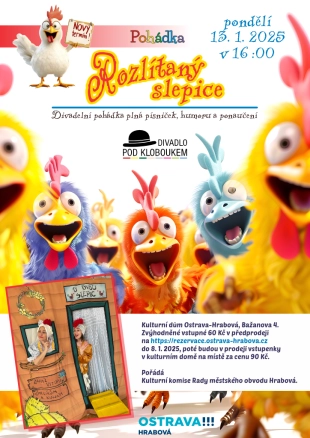 Pohádka pro dÄ›ti: RozlĂtanĂ˝ slepice – 13.1. 2025