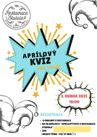 Aprílový kvíz: Zbývá poslední místo pro tým – 2.4. 2025