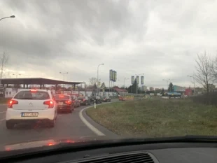 Hrabová: Bypass u kruhového objezdu u Makra