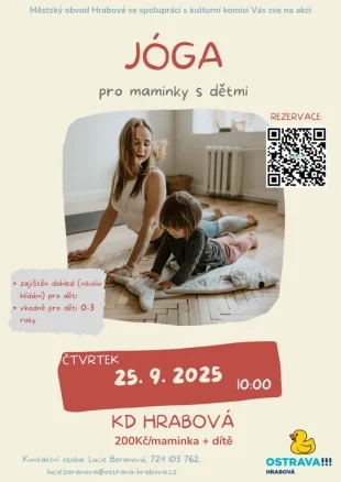 Hrabová: Jóga pro maminky s dětmi - 25.9. 2025